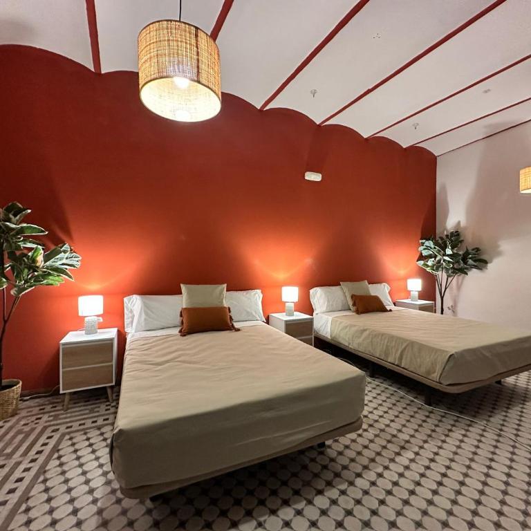 Casa Palacio Alfalfa 30 l Historic Palace near the Giralda - Habitación con dos camas dobles y baño privado - 1