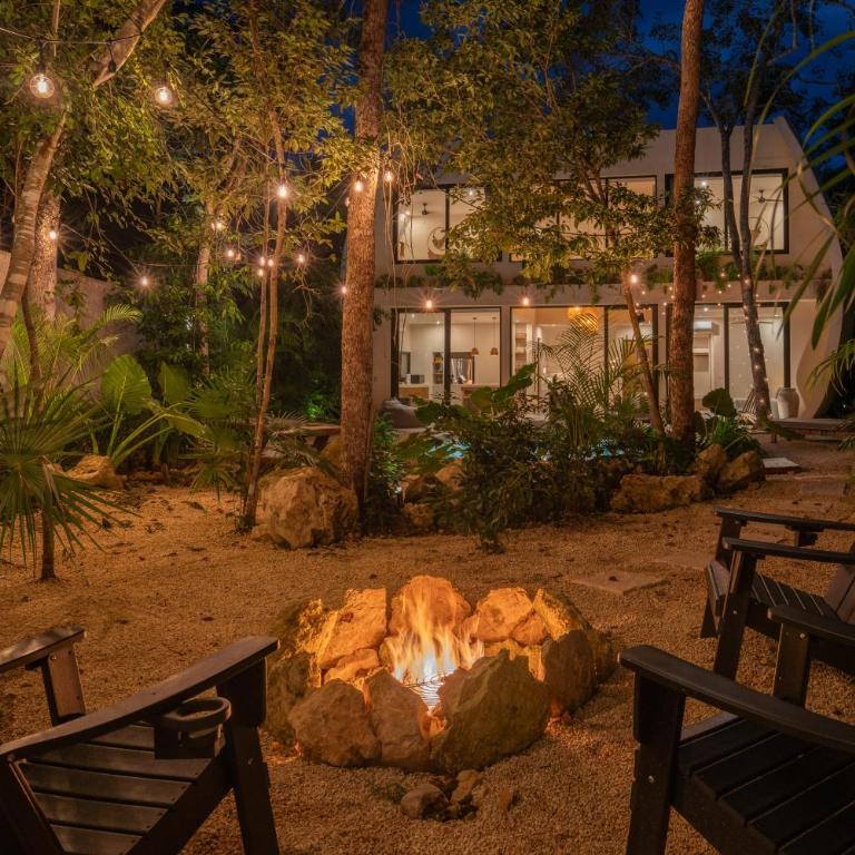 Casa Náay Jungle Lux Heated Pool Hot Tub Firepit - Villa de 3 dormitorios - 5