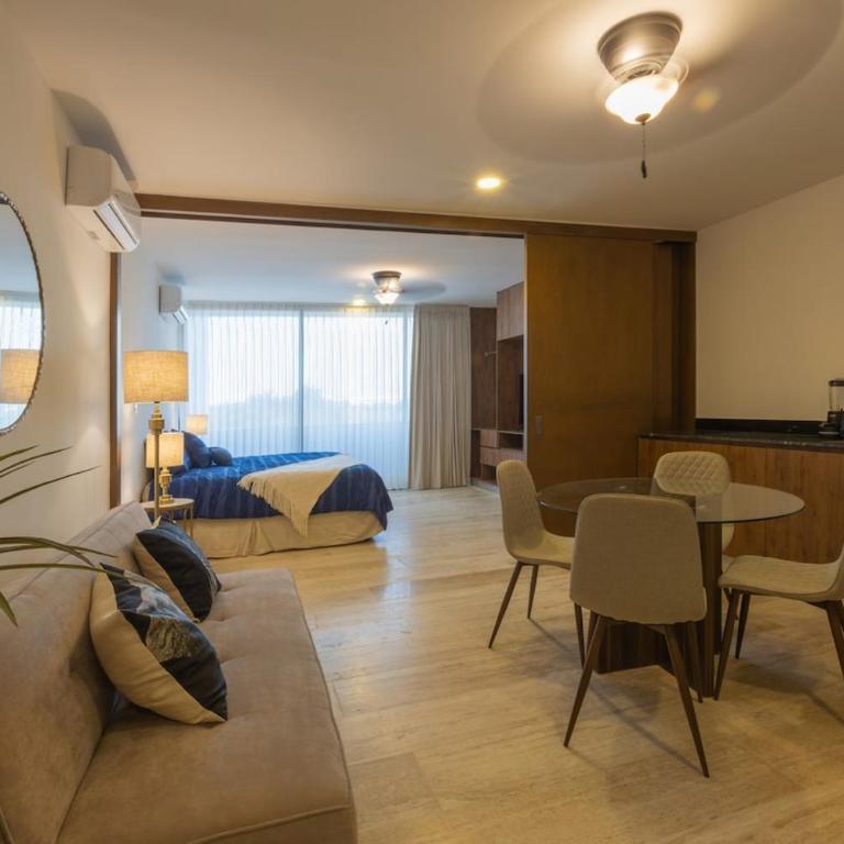 Departamento con balcón y amenidades - One-Bedroom Apartment - 3
