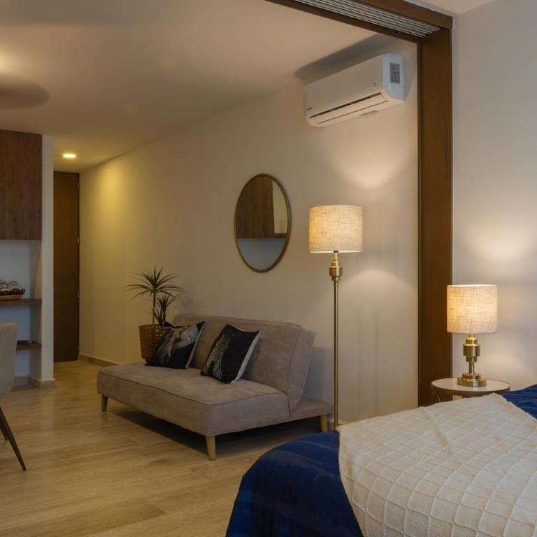 Departamento con balcón y amenidades - One-Bedroom Apartment - 23