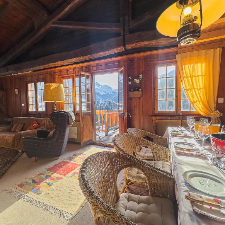 Chalet Le Zirizui - Authentique refuge alpin avec vue imprenable - Chalet mit 3 Schlafzimmern - 4
