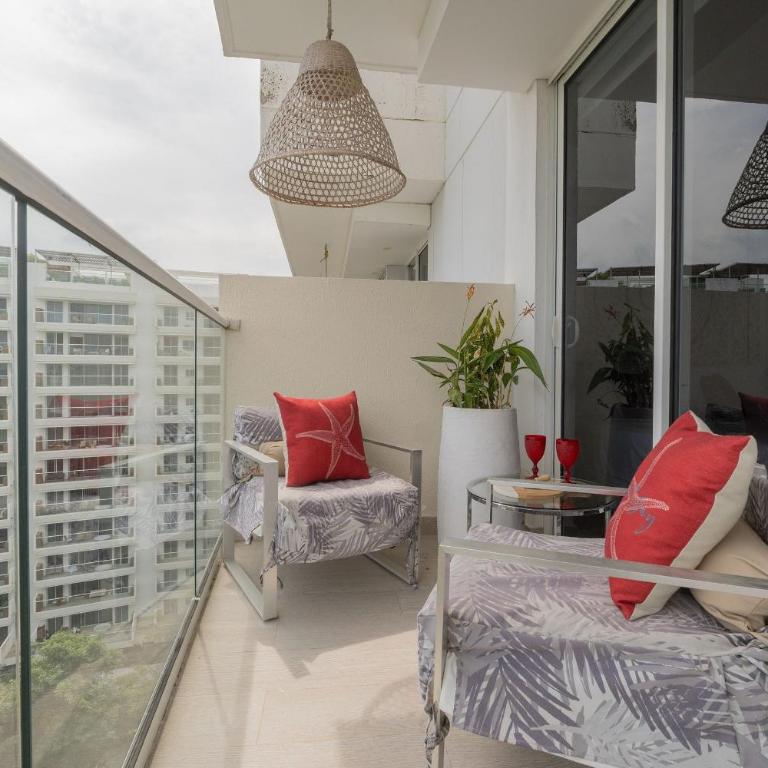 MQ1206 | Lujo, vista y jacuzzi privado 2BD - Two-Bedroom Apartment with Balcony - 27