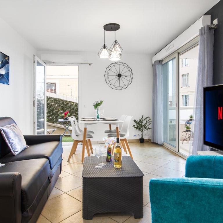 5mn Monaco - Terrasse aperçu mer - Parking - FA - One-Bedroom Apartment - 7