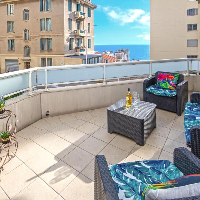 5mn Monaco - Terrasse aperçu mer - Parking - FA - One-Bedroom Apartment - 4
