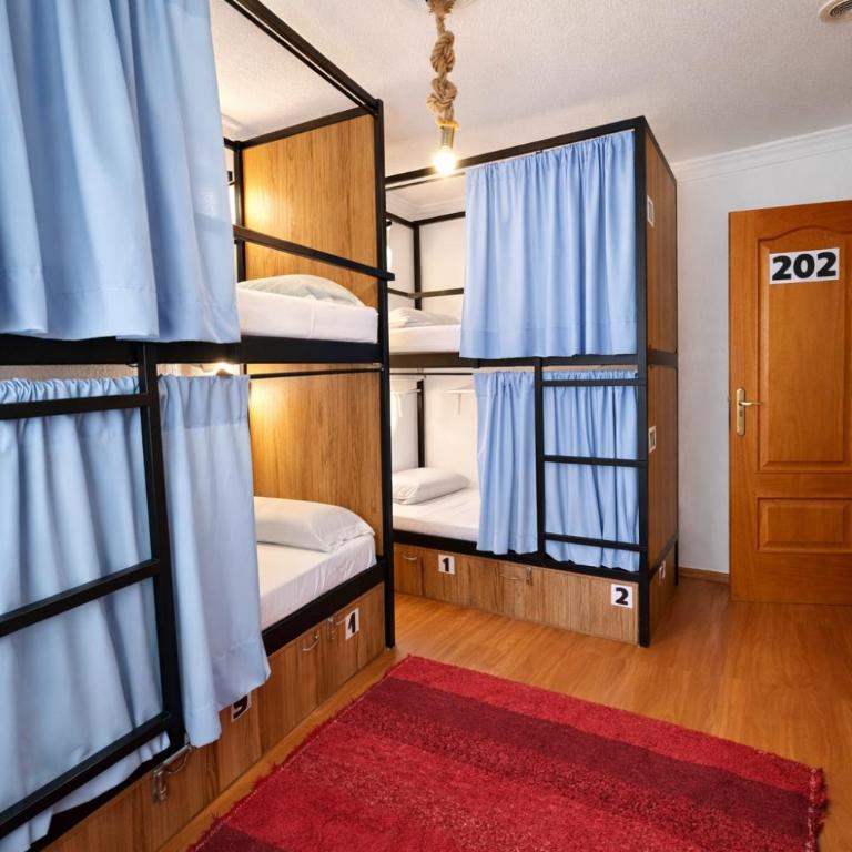 Hostel El Cascabel - Bett im gemischten Schlafsaal mit 4 Betten - 7