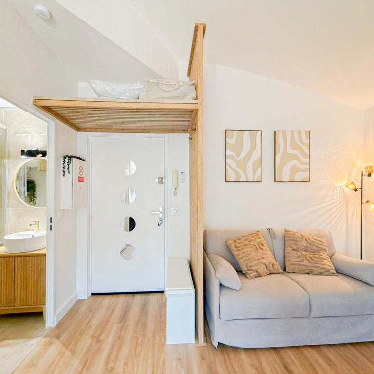 Proche mer - 2 pers, AC - Appartement 1 Chambre - 5