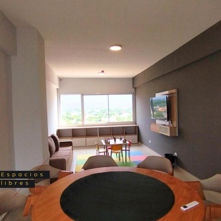 Departamento 1 dormitorio con piscina y parrilla - One-Bedroom Apartment - 3