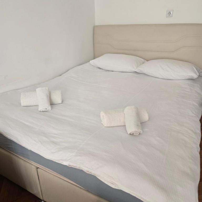 Drvenija old town free parking 2 cars quietly warm all walk distance - Two-Bedroom Deluxe Apartment with Balcony - 5