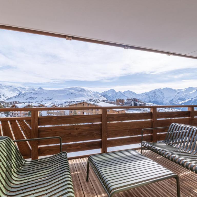 Appartement élégant, 6 pers, aux pieds des pistes à Huez - Appartement 2 Chambres - 14