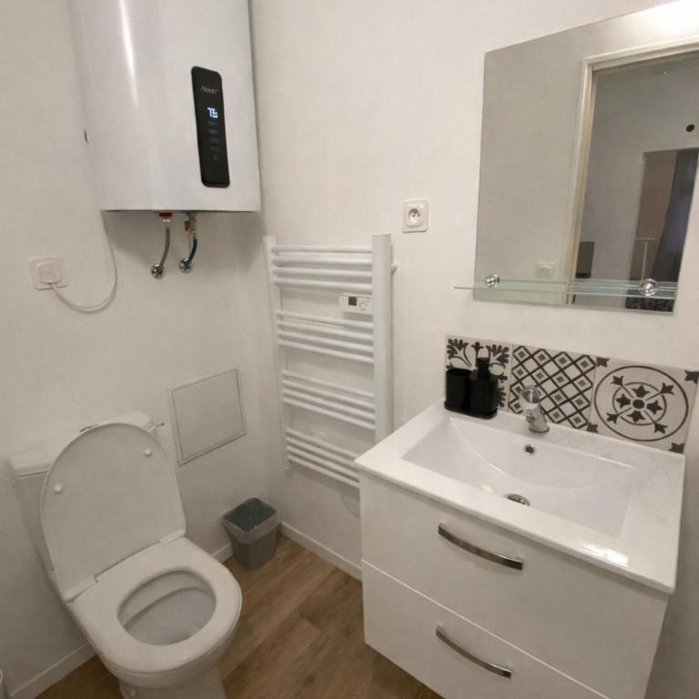Studio ORIEL 2 pers Wi-Fi Netflix près gare Troyes - One-Bedroom Apartment - 22