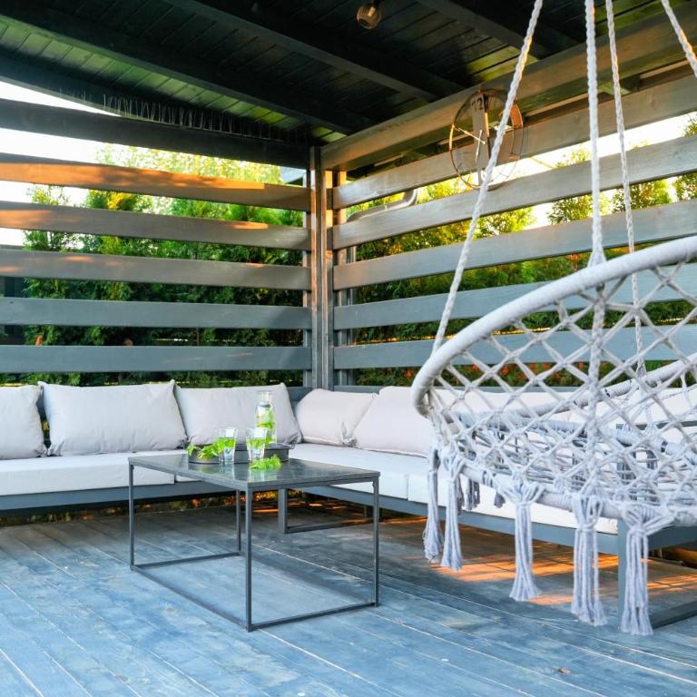 LUXIA PRIVATE ESTATE Sauna & Pool x Jacuzzi with Fireplace outdoor lounge - Vila sa Sopstvenim Bazenom - 46
