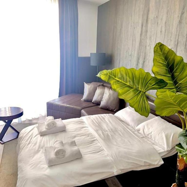 Montenegro Beachfront Oasis - Apartman s 1 Spavaćom Sobom, Balkonom i Pogledom na More - 13