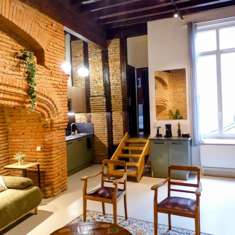 Tourneurs Toulousain - Charme & Spacieux - 2 chambres - Centre ville Toulouse - Two-Bedroom Apartment - 3
