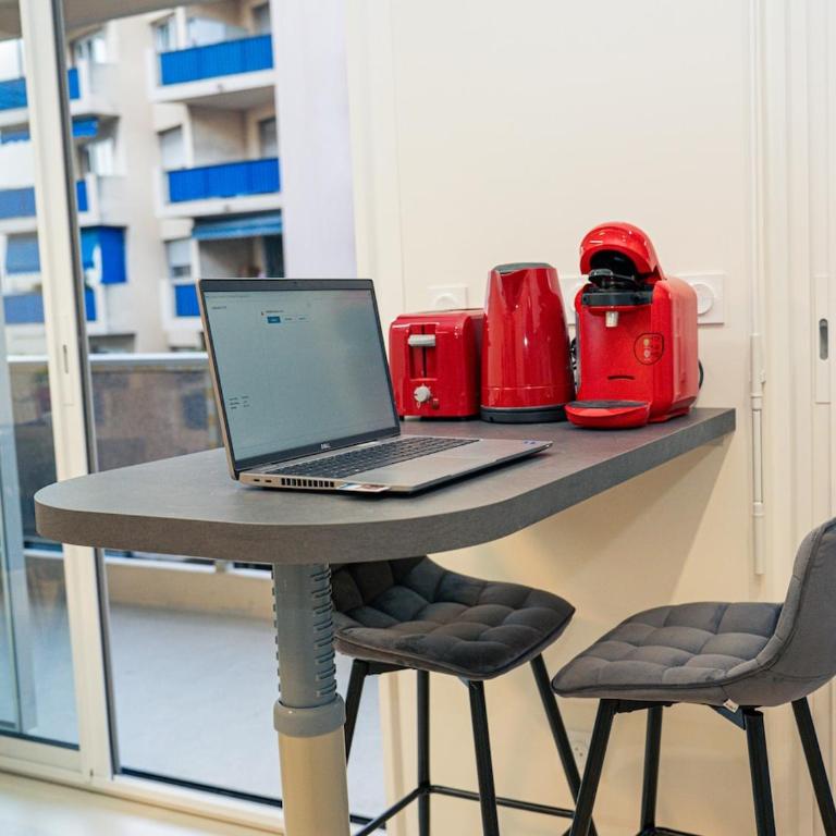 Sublime 2p - 10 min near beaches - Air conditioning - Garage - Appartamento con 1 Camera da Letto - 24
