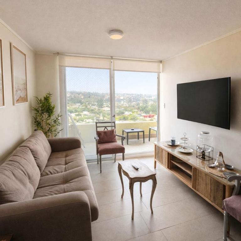 Vive algarrobo desde las alturas - Two-Bedroom Apartment with Balcony and Sea View - 11