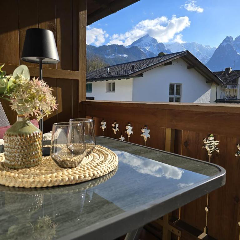 Ferienwohnungen Alpspitzecho - Apartment mit Balkon - 3