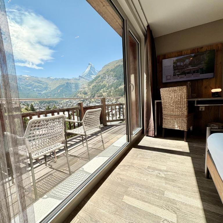 Alpenlodge - Doppelzimmer Style mit Matterhornblick - 7