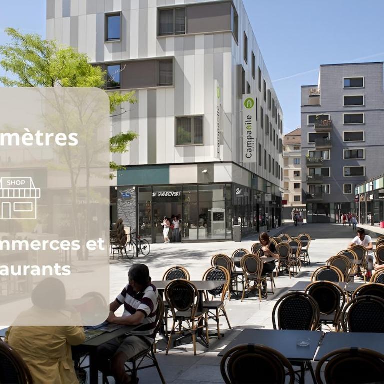 T2 cosy l Parking l Hyper centre l 20min de Genève - Appartement 1 Chambre - 22