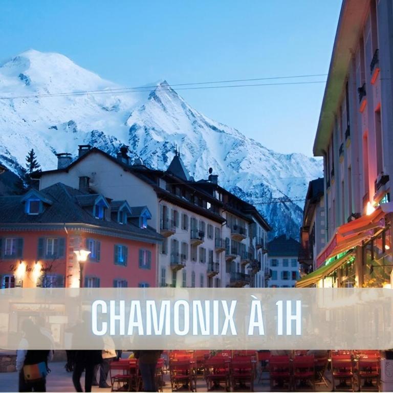 T2 cosy l Parking l Hyper centre l 20min de Genève - Appartement 1 Chambre - 20