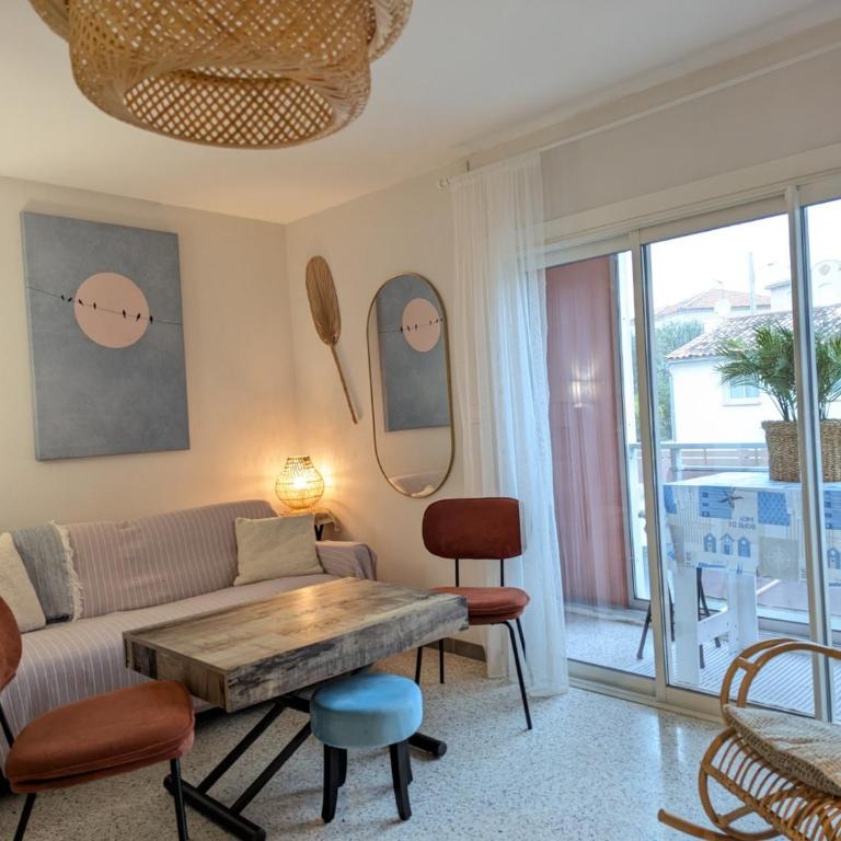 Cocon lumineux à Bandol à deux pas de la plage et de la gare - Estudio con vistas al jardín - 2