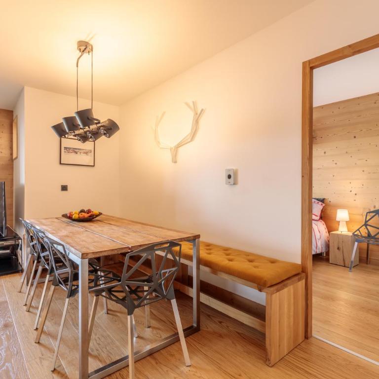 Beautiful apt in L'Ecrin Arc 1800, 8 people, 3 bedrooms, 80m3, sauna, hammam, gym - Apartment mit 3 Schlafzimmern - 5