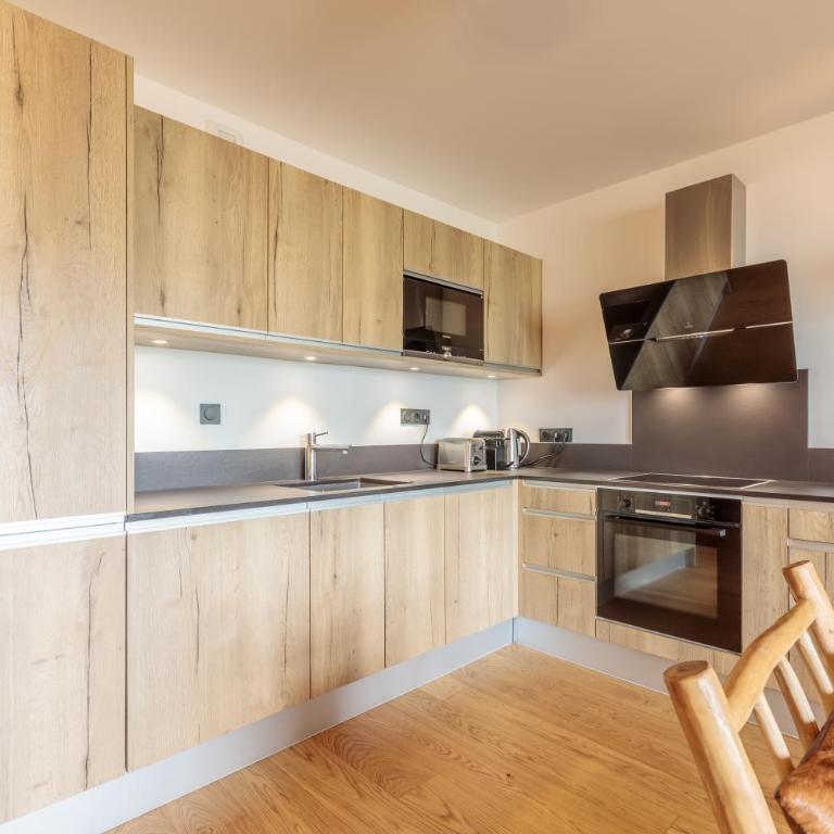Beautiful apt in L'Ecrin Arc 1800, 8 people, 3 bedrooms, 80m3, sauna, hammam, gym - Apartment mit 3 Schlafzimmern - 7