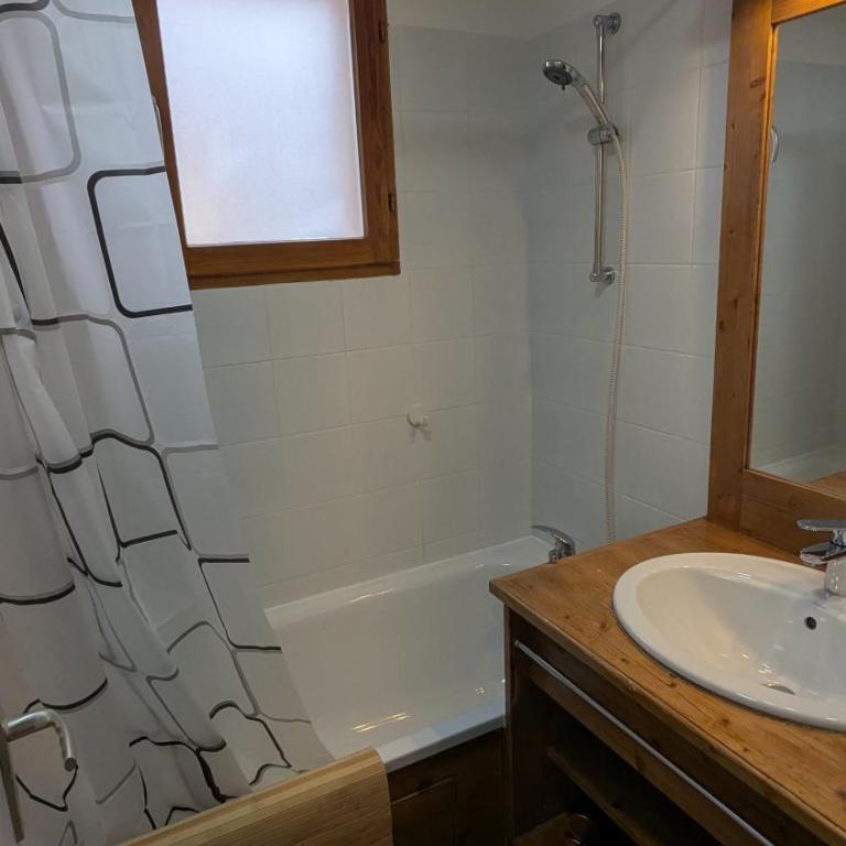 Appartement 4 pièces pour 6-8 personnes, 2 chambres, 1 cabine, 2 canapés-lit double dans le salon, au pied des pistes et piscine l'été, wifi fibre - Appartement - Vue sur Piscine - 23