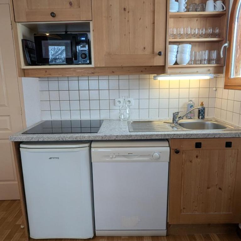 Appartement 3 pieces 6 personnes, 2 chambres, wifi fibre gratuit, piscine l'été et au pied des pistes l'hiver - Appartement 2 Chambres avec Vue sur la Montagne - 10