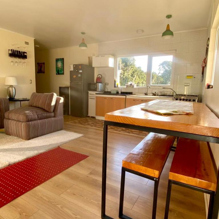 Cabaña con tinaja y vista al mar - Huellas de Pato, Puerto Montt - Three-Bedroom Apartment - 7
