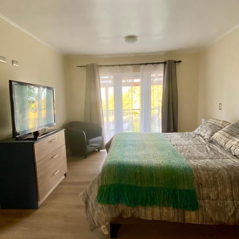 Cabaña con tinaja y vista al mar - Huellas de Pato, Puerto Montt - Three-Bedroom Apartment - 12