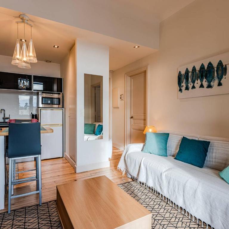 Arcachon Centre: T2 à 20m de la plage avec parking - FR-1-433-153 - Apartamento - 6