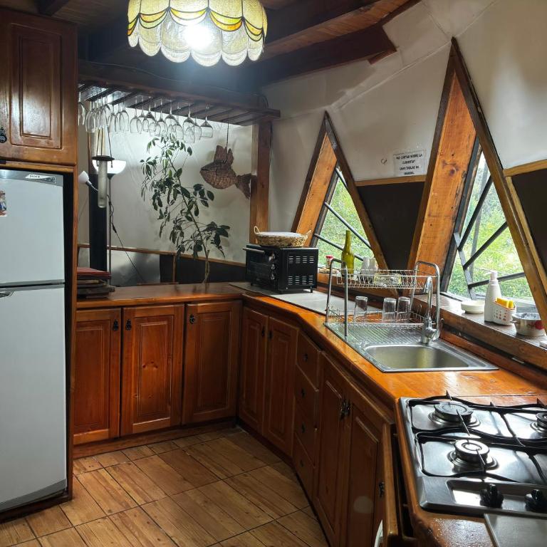 Lodge Domoñikemen, los Lleuques, termas de Chillán - Two-Bedroom House - 32