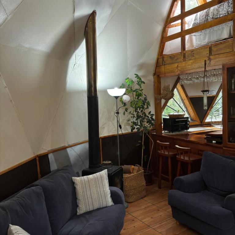 Lodge Domoñikemen, los Lleuques, termas de Chillán - Two-Bedroom House - 49