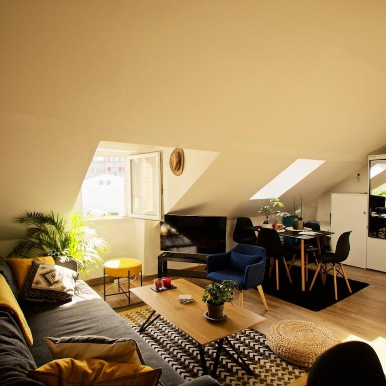 Bel appartement de charme, calme au centre ville MH - Apartment mit 1 Schlafzimmer - 1