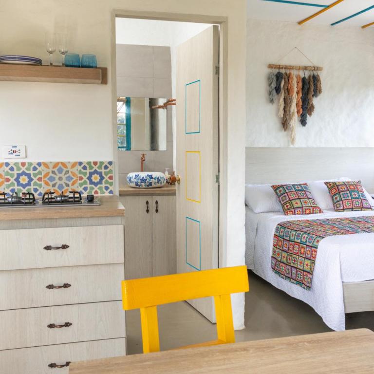 LA QUERENDONA - Alojamiento cafetero - Quadruple Room with Mountain View - 41