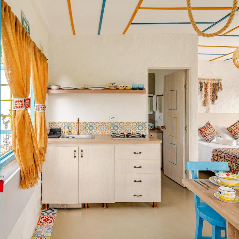 LA QUERENDONA - Alojamiento cafetero - Quadruple Room with Mountain View - 35