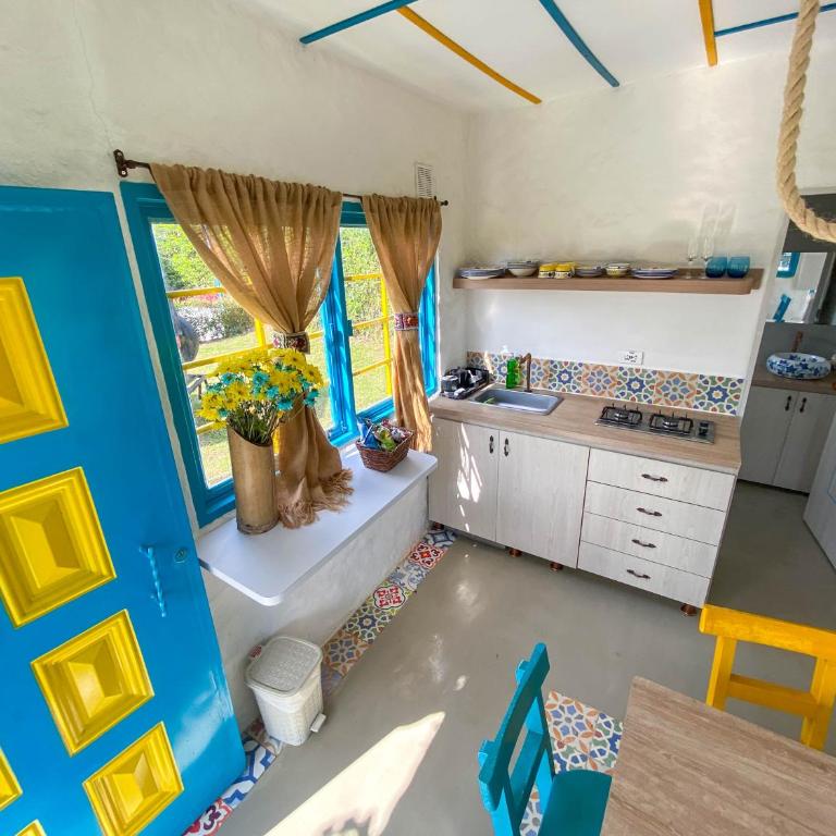 LA QUERENDONA - Alojamiento cafetero - Quadruple Room with Mountain View - 8