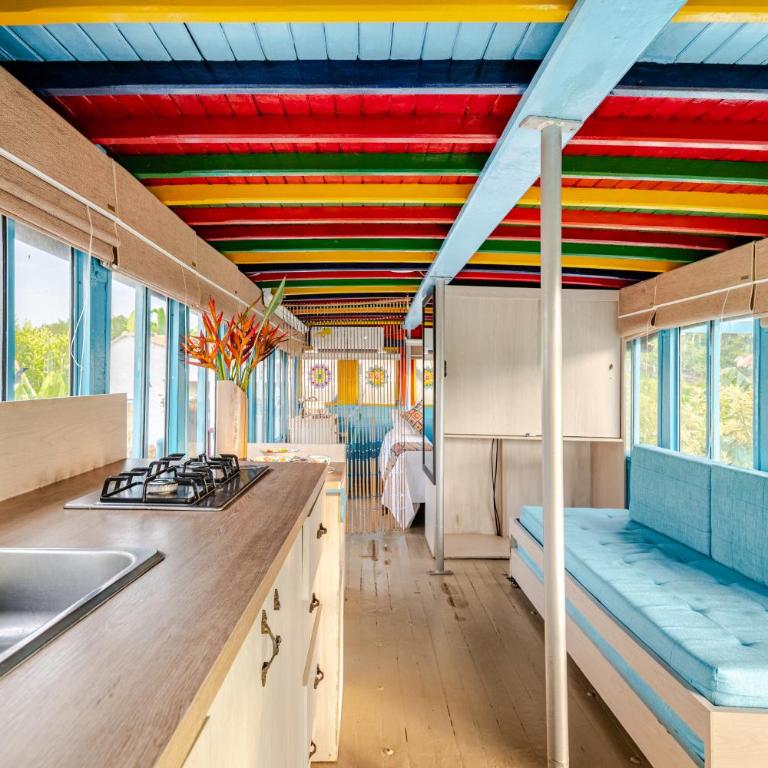 LA QUERENDONA - Alojamiento cafetero - Quadruple Room with Private External Bathroom - 35