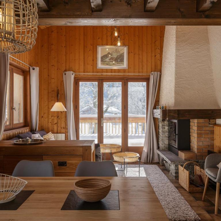 Cyclamens - Cosy Chalet 500m Flegere Cheminee Vue Garage - Maison de Vacances - 9