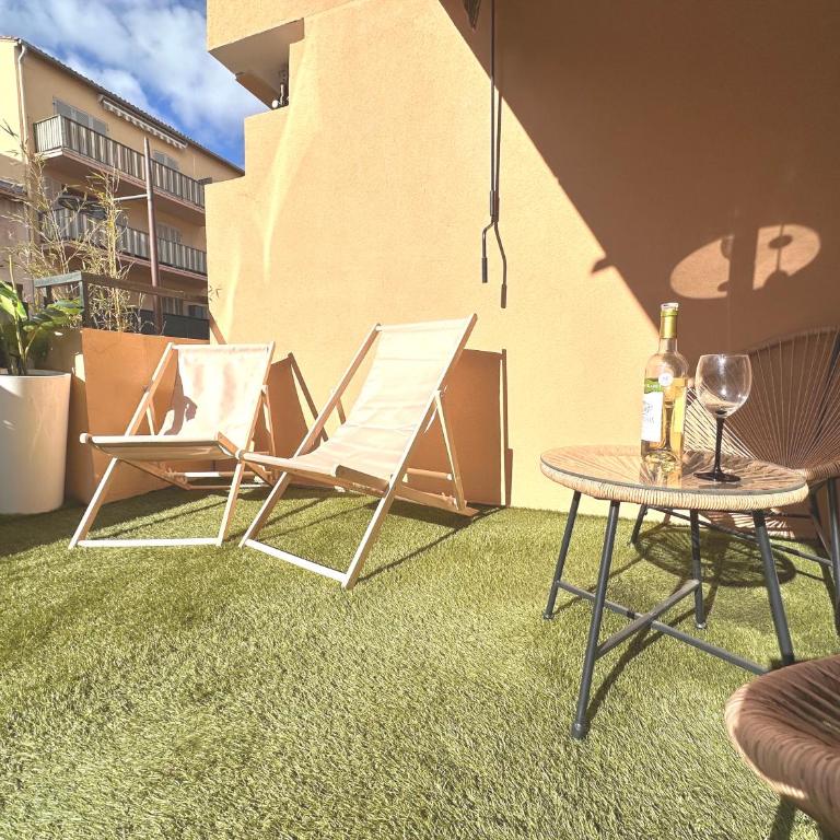 NOUVEAUTÉ-Charmant appartement LECACTUS avec terrasse au cœur de Ste-Maxime - Apartment mit Terrasse - 9