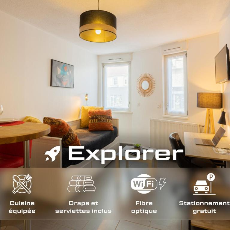 Studio Premium tout équipé - Arrivée autonome - fibre - café inclus - Appartement 1 Chambre - 1