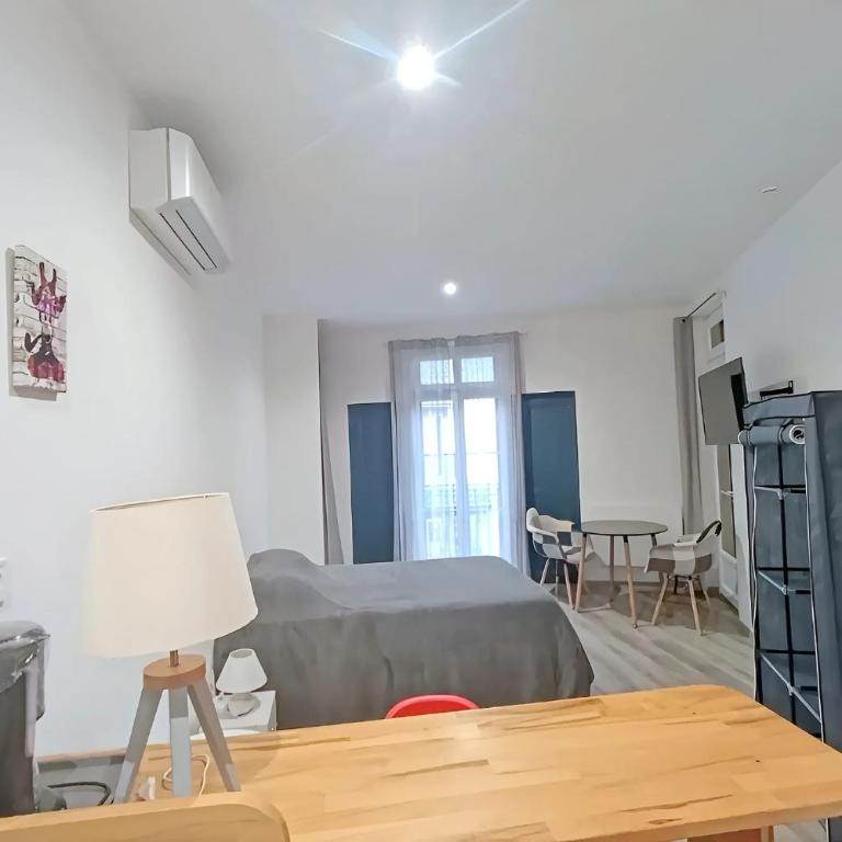 Apt 2, 1er étage, large studio tout confort et climatisé avec une terrasse commune dans un immeuble historique au cachet unique - Appartement 1 Chambre - 8