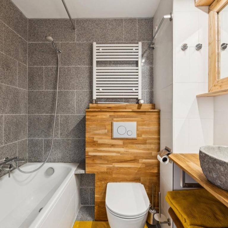 Central studio in Villars sur Ollon, Emeraude, for 3 only 100m to Bretaye ski train - Apartment mit 1 Schlafzimmer - 7