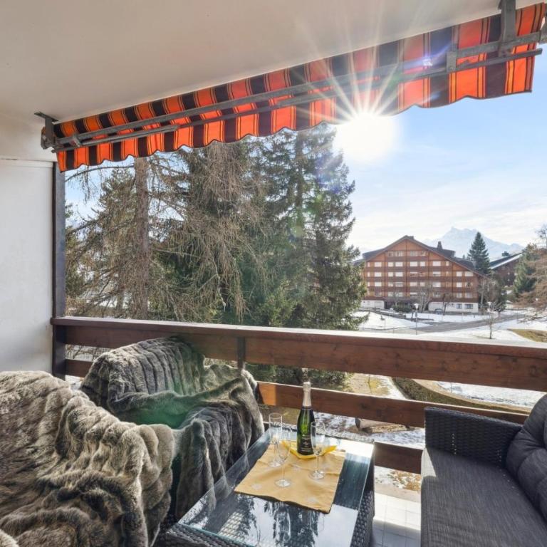 Central studio in Villars sur Ollon, Emeraude, for 3 only 100m to Bretaye ski train - Apartment mit 1 Schlafzimmer - 17