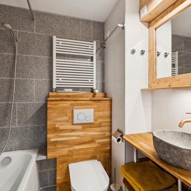 Central studio in Villars sur Ollon, Emeraude, for 3 only 100m to Bretaye ski train - Apartment mit 1 Schlafzimmer - 16