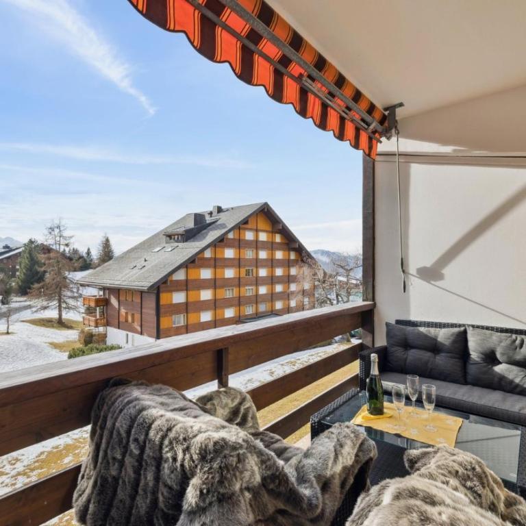 Central studio in Villars sur Ollon, Emeraude, for 3 only 100m to Bretaye ski train - Apartment mit 1 Schlafzimmer - 18