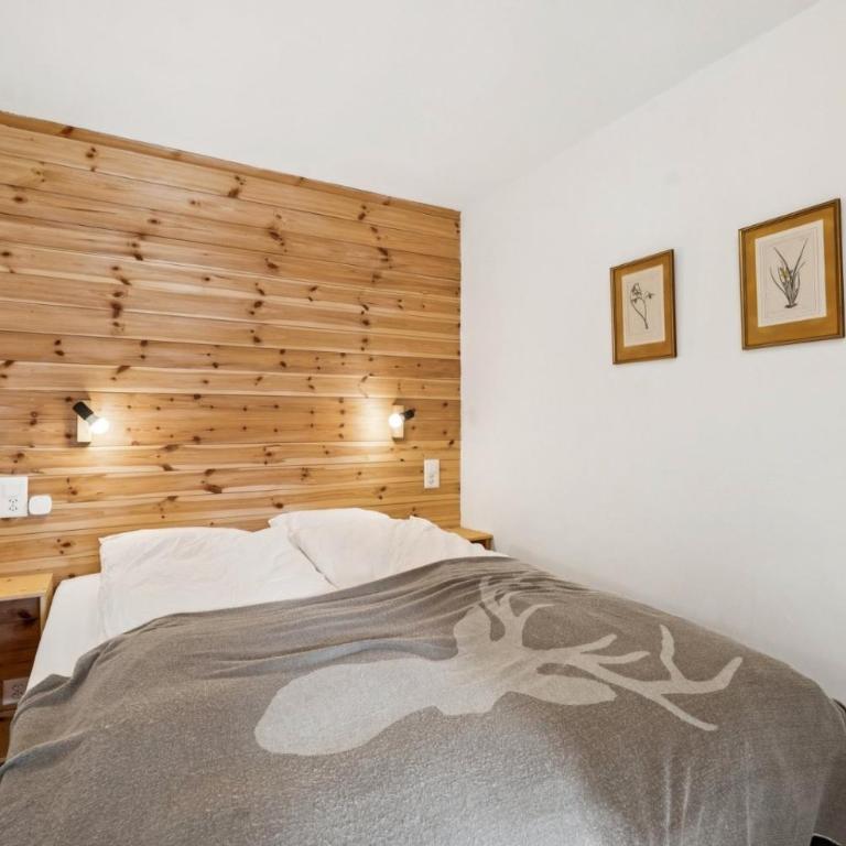Central flat in Villars sur Ollon, Amethyste, for 4, with two double beds, balcony and 75m to ski-train - Apartment mit 1 Schlafzimmer - 11