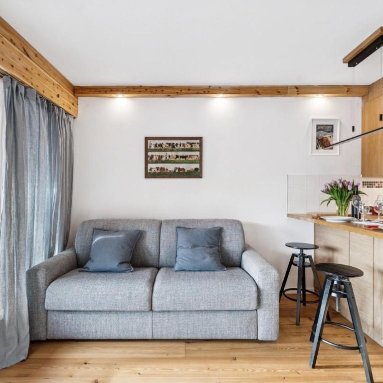 Central flat in Villars sur Ollon, Amethyste, for 4, with two double beds, balcony and 75m to ski-train - Apartment mit 1 Schlafzimmer - 7