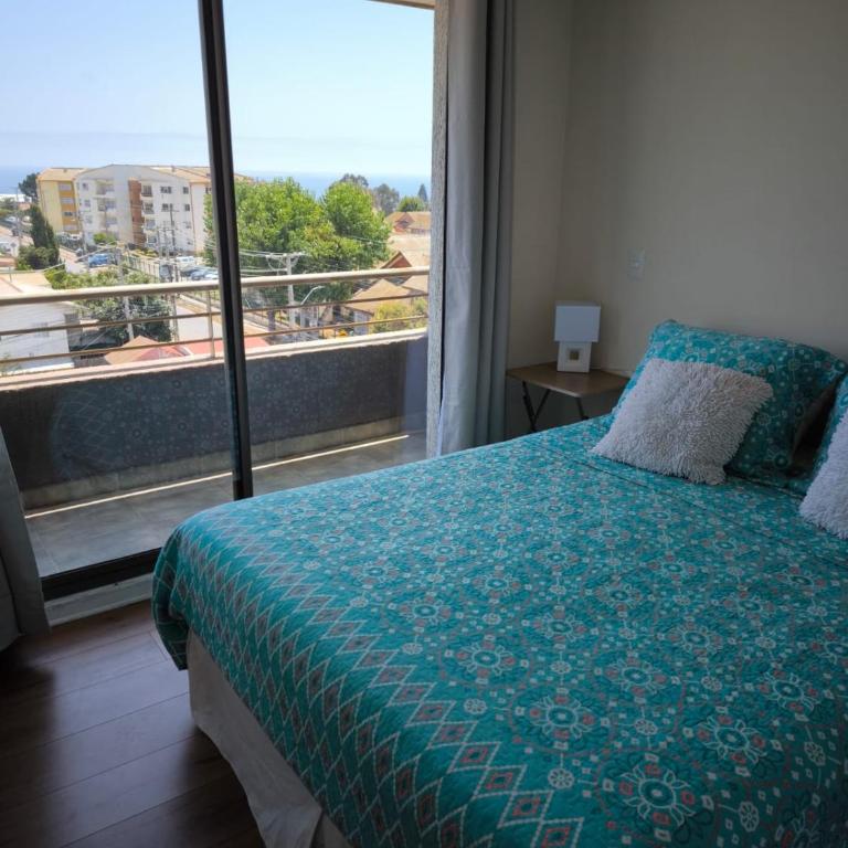Depto en viña del Mar Wifi, estacionamiento, cerca mall arauco, playa - Three-Bedroom Apartment - 22