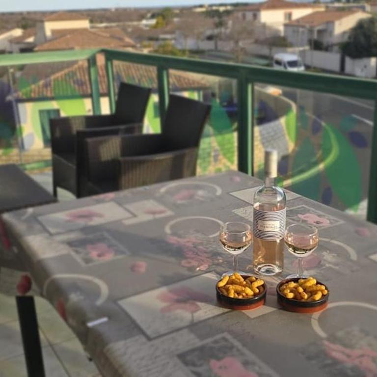 Terrasses Marines T2 clim terrasse vue dégagée - Apartment mit 1 Schlafzimmer - 6